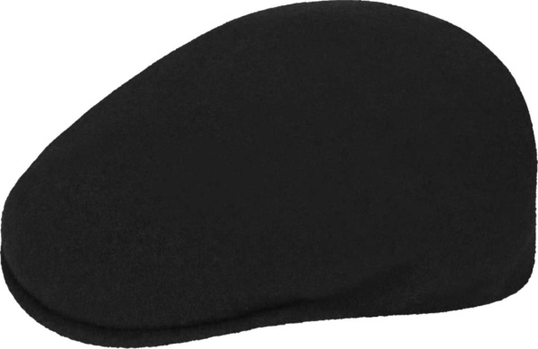 Kangol Black Wool 504 Hat