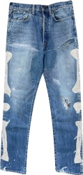 Kapital Blue Repair Skeleton Jeans