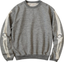 Kapital Grey Big Bone Sweatshirt