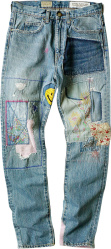 Kapital Kountry Blue Patchwork Gypsy Jeans