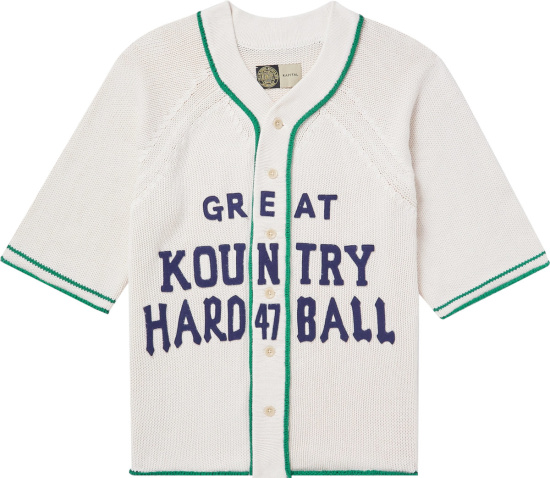 Kapital Kountry White Great Kountry Baseball Jersey