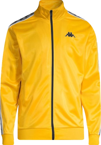 Kappa Yellow Batrack Track Jacket