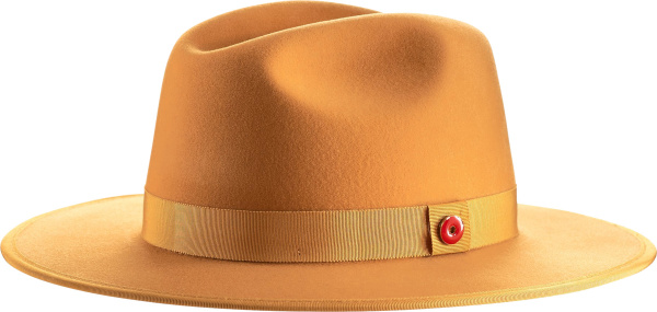 Keith And James Yellow Queen Wide Brim Fedora