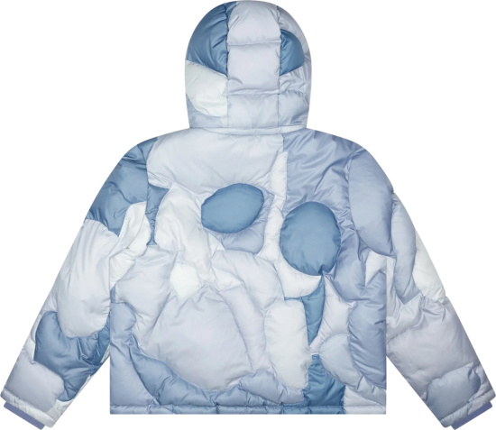 Kidsuper Blue Kissing Quilted Puffer Jacket | INC STYLE