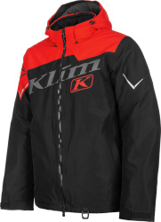 Klim Black And Red Hooded Insulated Padded Jacket