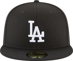 La Dodgers Black 59fifty Fitted Hat