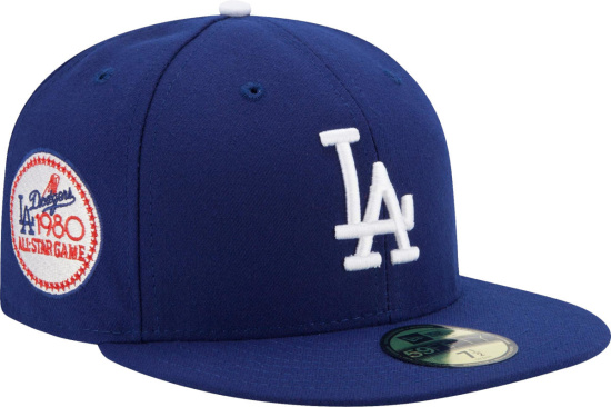 La Dodgers Blue 1980 Asg Fitted Hat