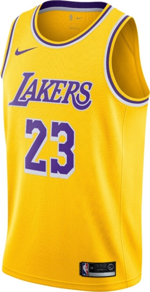 La Lakers Yellow Lebron James Jersey