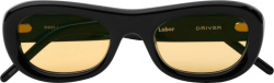 Labor Black And Orange Diver Sunglasses