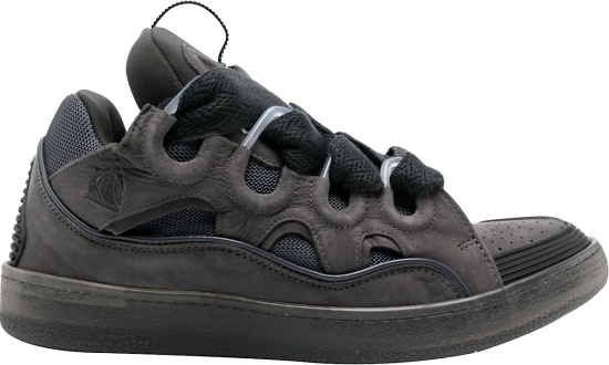 Lanvin Dark Grey Curb Sneakers