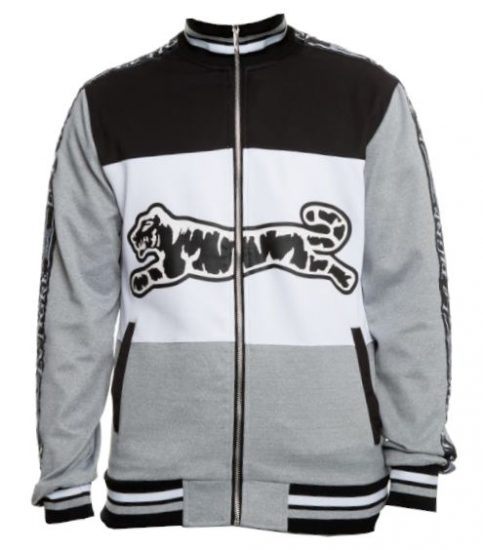 Le Tigre Grey White And Black Track Jacket Worn By 2 Chainz