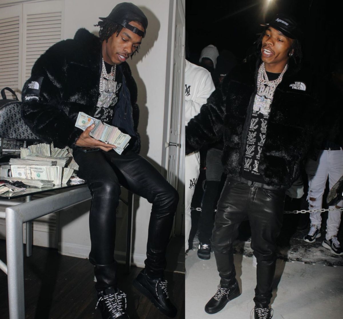 Lil Baby Wearing an Amiri, Supreme x TNF, Louis Vuitton, & Dior Outfit |  Incorporated Style