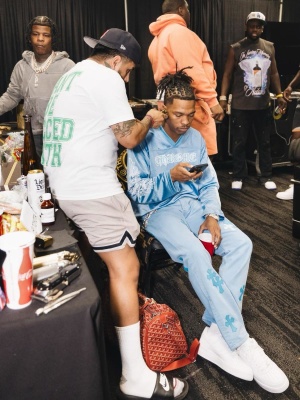Lil Baby puts in the work to hold his Drip MVP status 🏆🐐💧 📲 Find Lil  Baby outfits in @whatsonthestar.app