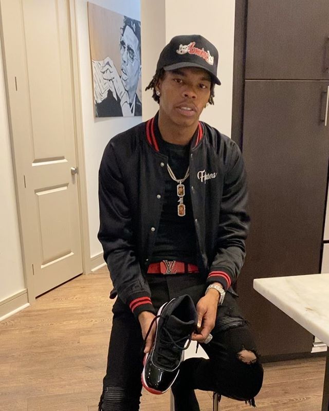Lil Baby Wears Amiri & LV In Instagram Giveaway Announcement