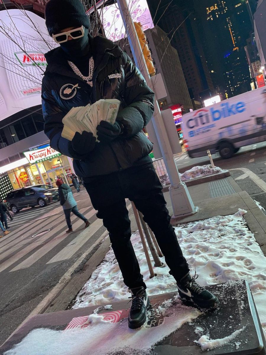 Lil Baby Wearing A Moncler X Fragment Nike X Off White Outfit Incorporated Style