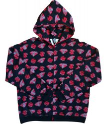 Lil Yachty Blue Zip Up Hoodie With Red Diamonds