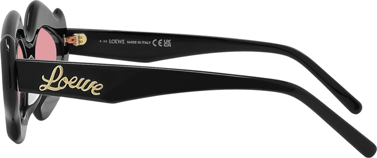 Loewe Flame Acetate Oval Sunglasses