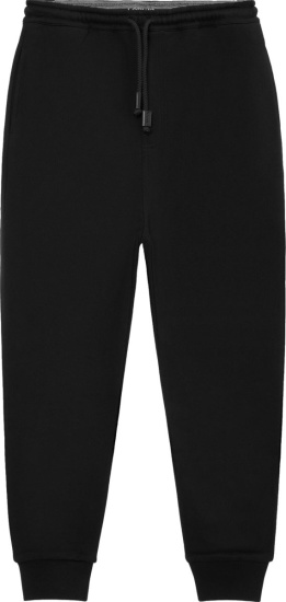 Loewe Black Anagram Pocket Sweatpants
