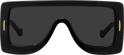 Loewe Black Flat Top Mask Sunglasses