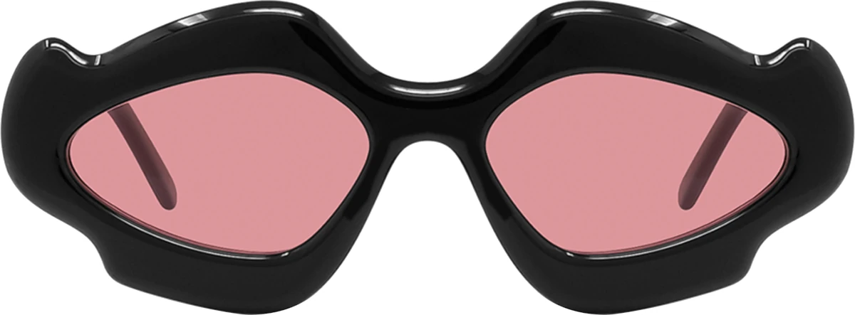 Black & Red Flame Sunglasses (LW40109U)