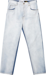 Indigo Two-Tone Split Jeans
