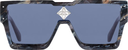 Loius Vuitton Grey Marble Lv Cyclone Sunglasses