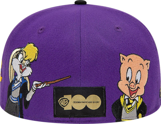 Looney Tunes Purple Fitted Hat