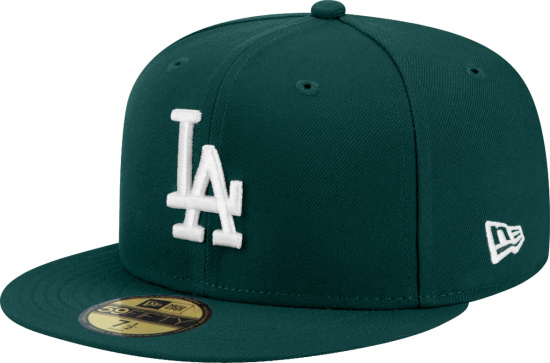 Los Angeles Dodgers Dark Green 59fifty Fitted Hat