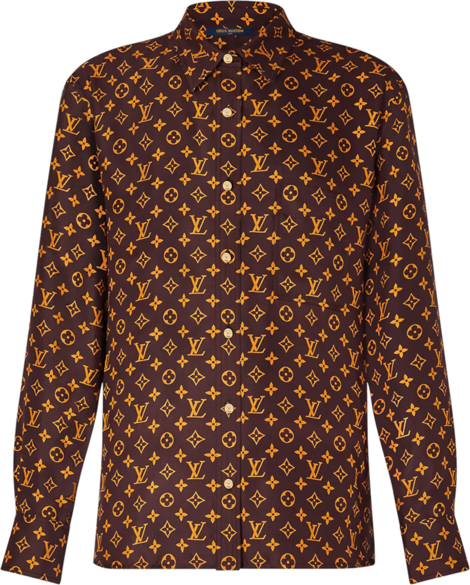 Louis Vuitton Silk Monogram Shirt