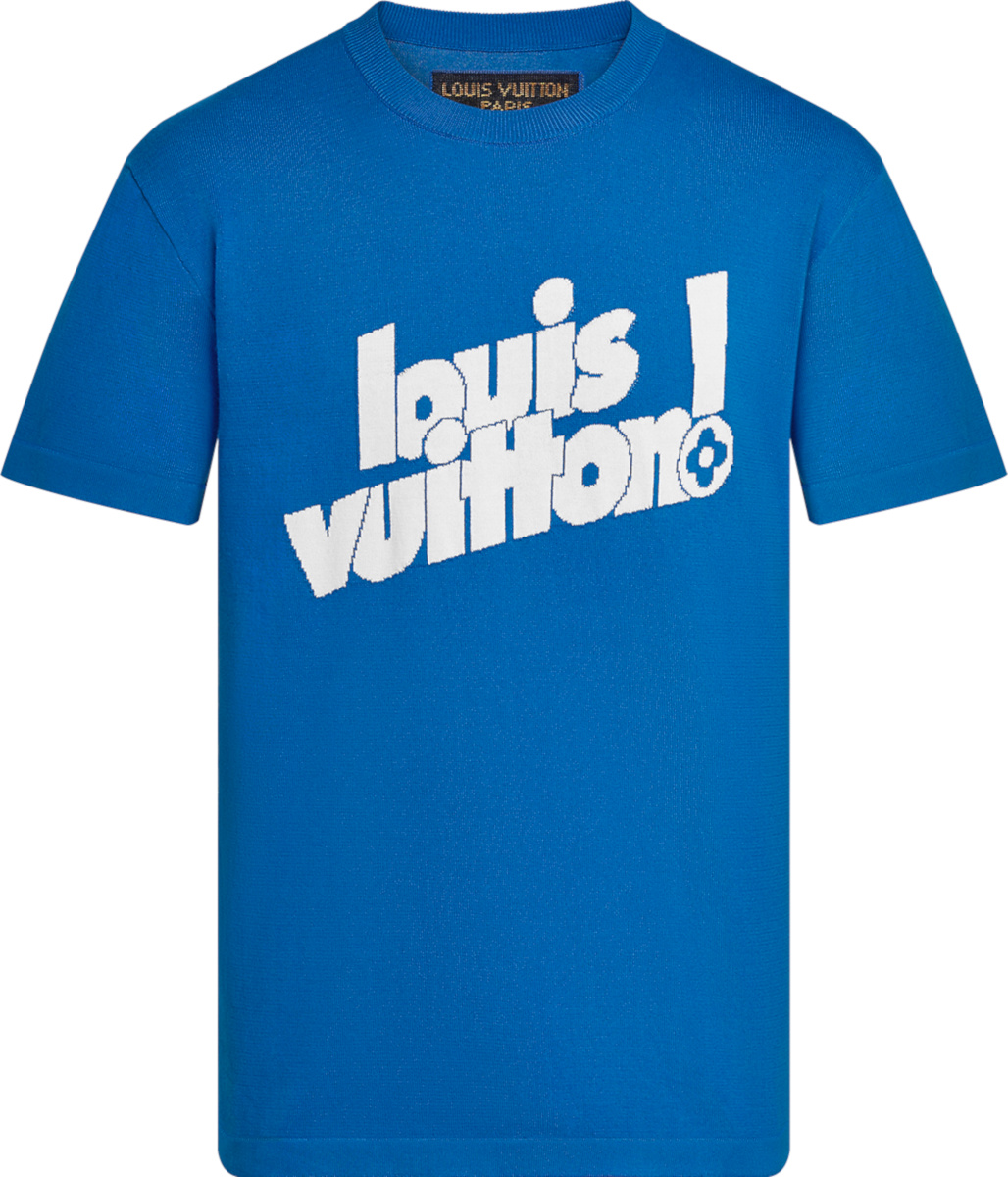 Buy Replica Louis Vuitton Everyday LV Crewneck T-Shirt In Blue - Buy  Designer Bags, Sunglasses, Shoes, Clothing, Headphone & Earphone, Watch -  KKMall
