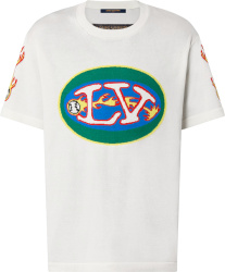 White Flaming Baseball T-Shirt