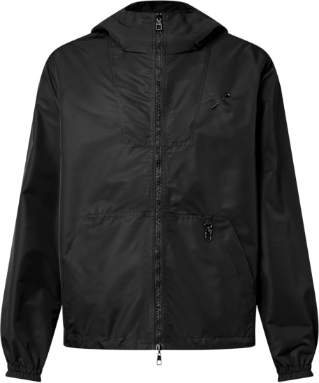 Louis Vuitton Black Reversible Windbreaker Jacket | INC STYLE