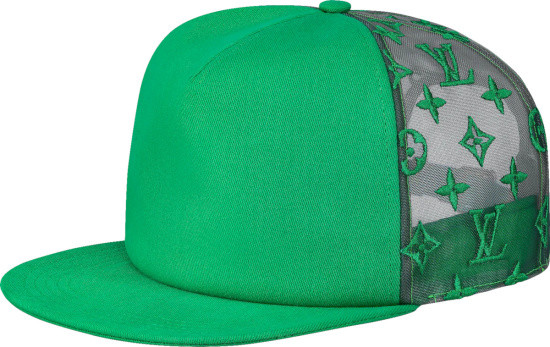 Louis Vuitton x Supreme Camp Cap - Green Hats, Accessories - LOUSU20659