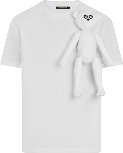 Louis Vuitton White Monkey Puppet T Shirt 1a8p0q