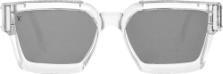 Clear Mirrored '1.1 Millionaires' Sunglasses