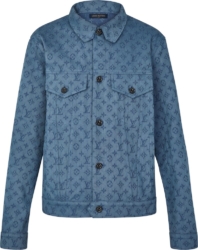 Louis Vuitton Allover Monogram Denim Jacket