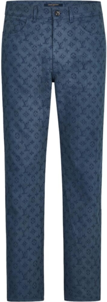 Louis Vuitton Allover Monogram Jeans