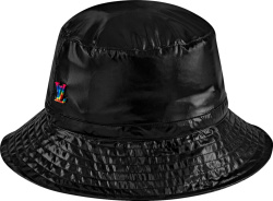 Black '2054' Bucket Hat