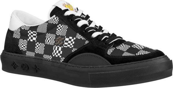Louis Vuitton Black Distorted Monogram Low Top Lv Ollid Sneakers