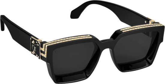 Louis Vuitton Black Gold 1 1 Millionaires Sunglasses Z1165w
