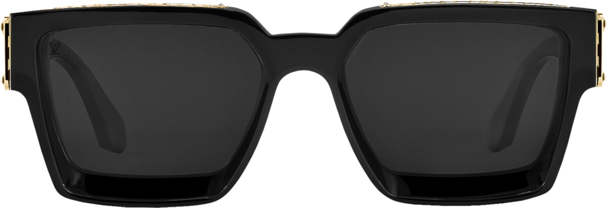 Louis Vuitton Black Millionaires' Sunglasses Incorporated Style
