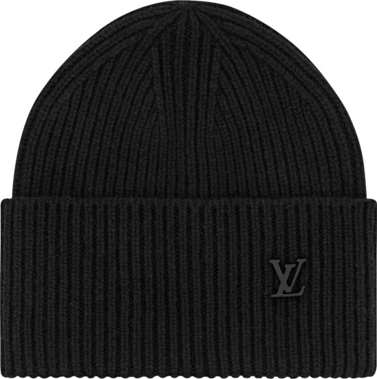 Louis Vuitton Black Lv Ahead Beanie Mp3246