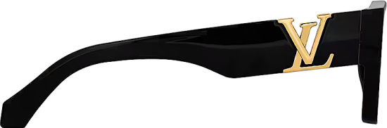 Louis Vuitton Black Lv Sleek Square Sunglasses