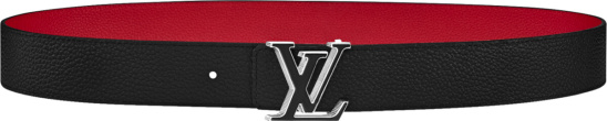 Louis Vuitton Black Lv Tilt Belt