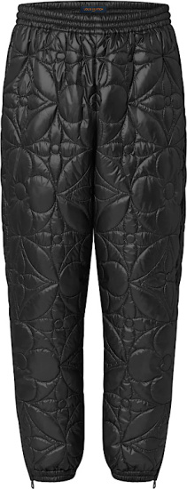 Louis Vuitton Black Lvse Monogram Padded Pants 1a8wkx