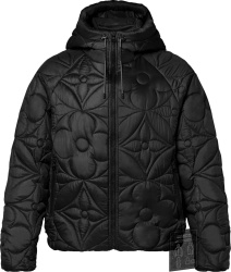 Black 'LVSE Monogram' Quilted Jacket