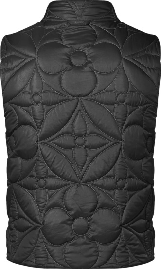 Louis Vuitton Black Lvse Monogram Quilted Vest