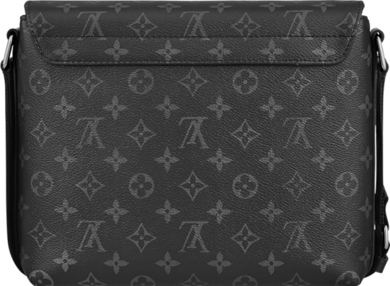Louis Vuitton Black Monogram District Messenger Bag