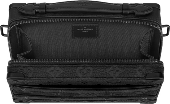 Louis Vuitton Black Monogram Soft Trunk Handle Bag