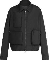 Louis Vuitton Black Monogram Utility Cargo Pocket Nylon Jacket 1a5vrj
